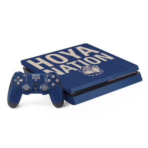 Georgetown University Hoyas Bulldog PlayStation PS4 Skins